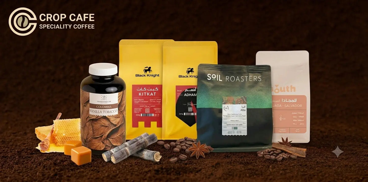Crop Cafe top 5 specialty coffees UAE — single origin and best-selling blend for espresso and filter
