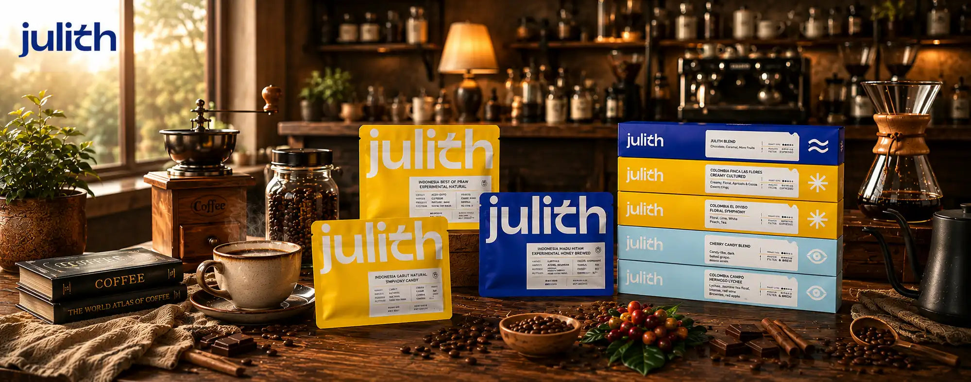 Julith Coffee specialty coffee beans — single-origin, micro-lot and espresso blends by Julith Coffee & Roastery