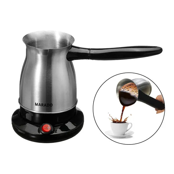 Marado 600ml Turkish Coffee Maker Stainless Steel