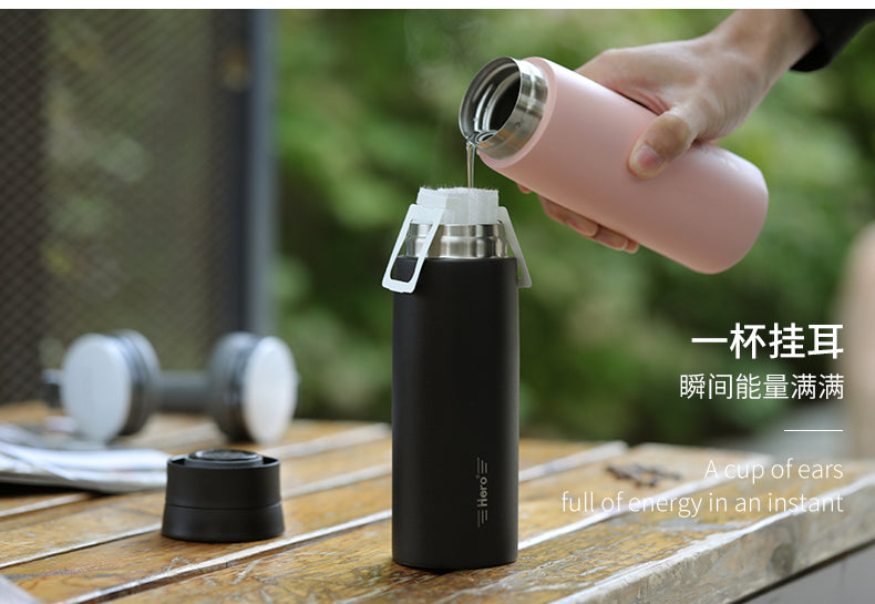 ZeroHero 316ml Qingke Travel Coffee Mug Pink