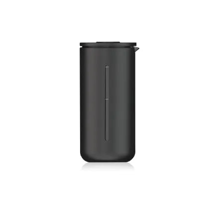 Timemore 450ml U French Press in Black borosilicate glass and stainless steel with food safe silicone plunger