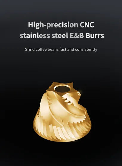 Timemore 123 Go Titanium electric grinder 60g 3 in 1 with glass jar dripper and carry bag black