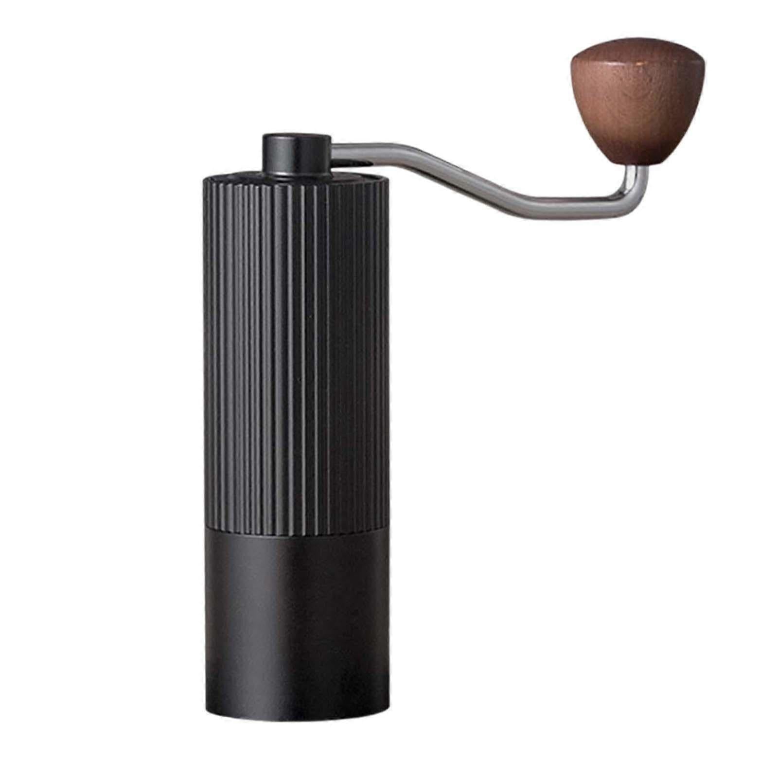 Crop High Quality stainless steel Manual Coffee Grinder (G1) - black