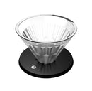 Timemore 02 Crystal Eye Glass Dripper PC Holder - Black