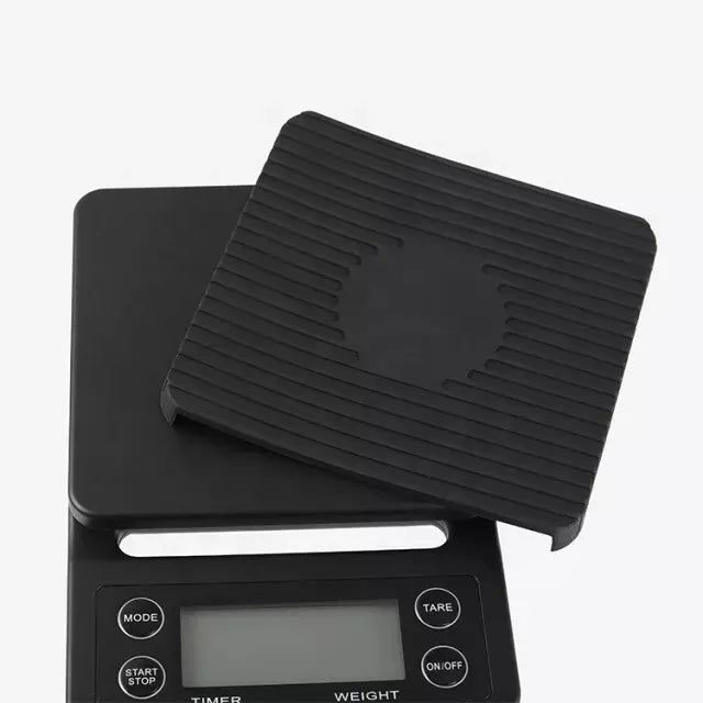Crop Electronic Scale with coffee dripper – precise brewing, built-in timer