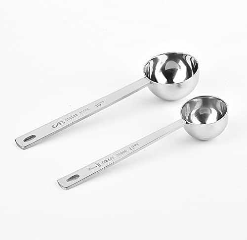 Crop Stainless Steel Coffee Spoons Silver-30ml