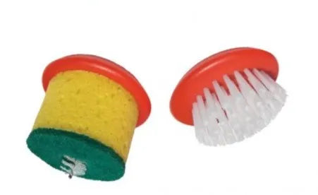Urnex Scrubz replacement sponge and bristle brush set for espresso machine cleaning