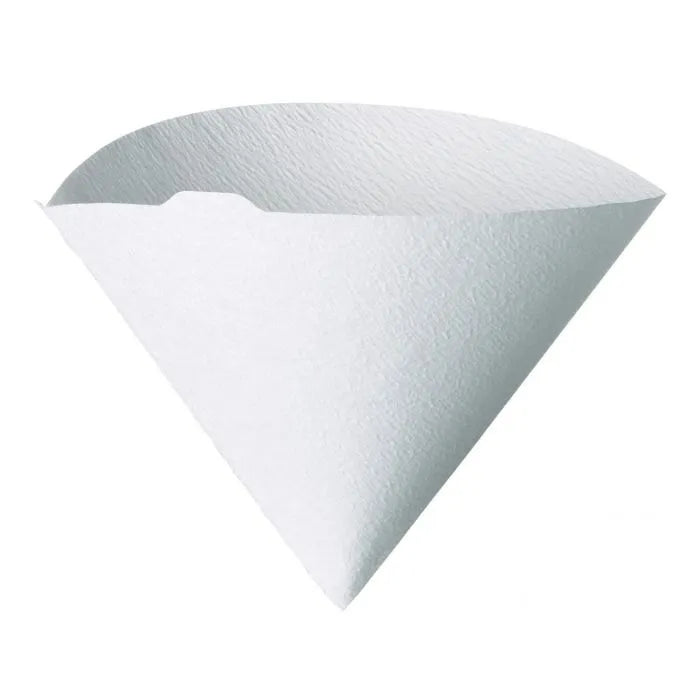 Hario V60 size 02 white paper coffee filters, 100-sheet pack, made in Japan