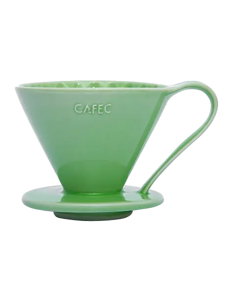 Cafec 01 Arita Ware Flower Dripper ceramic pour over coffee dripper with flower shaped brewing design