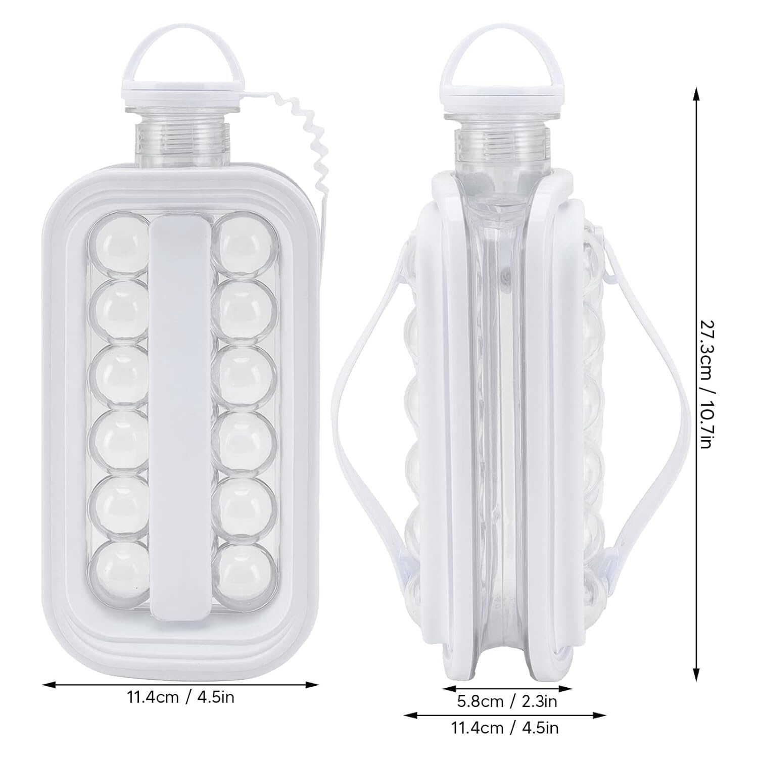 Crop Ice Maker Water Bottle Ice cube