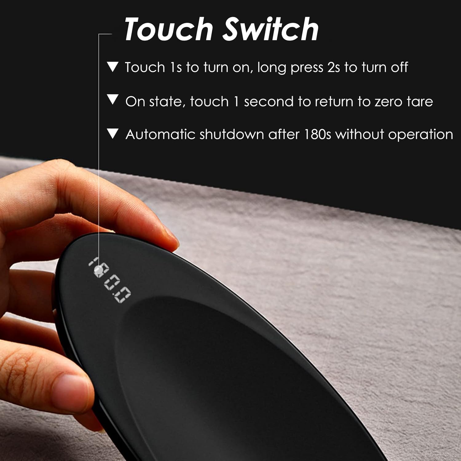 Crop Digital Coffee Dosing Cup with scale