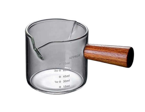 Crop 75ml Double Spouts Espresso Measuring Cup