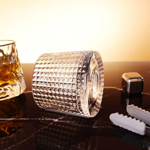 Crop 160ml Glass Cup side view – white, espresso-based drinks, Crop Cafe