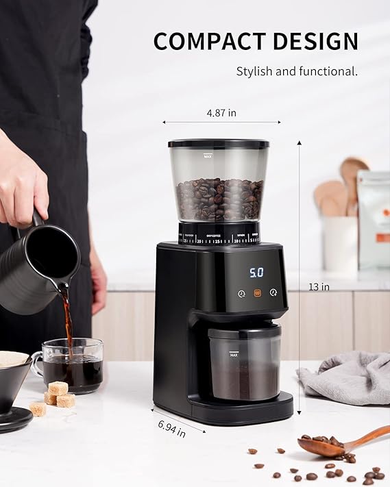 Crop Electric Conical Burr Grinder