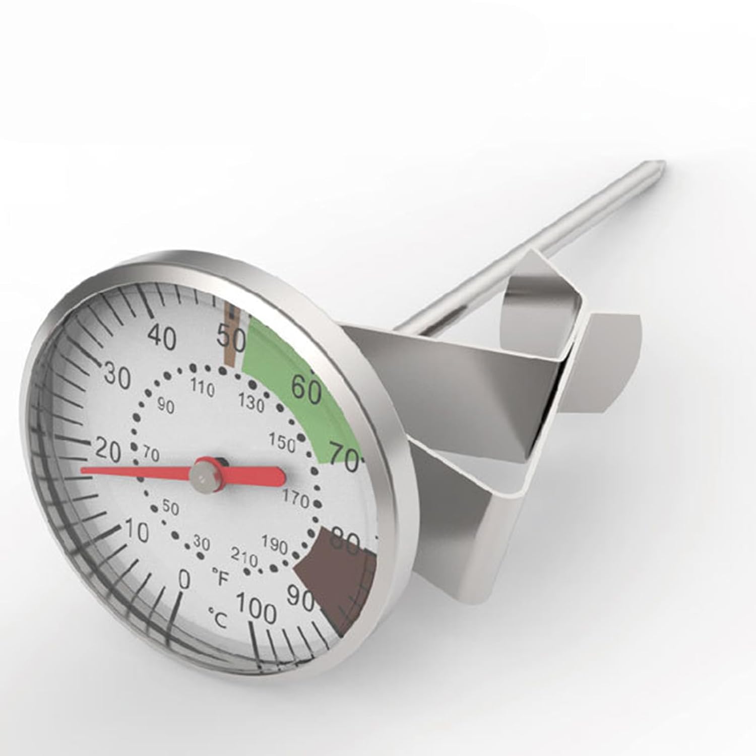 Crop Thermometer Stainless Steel Medium