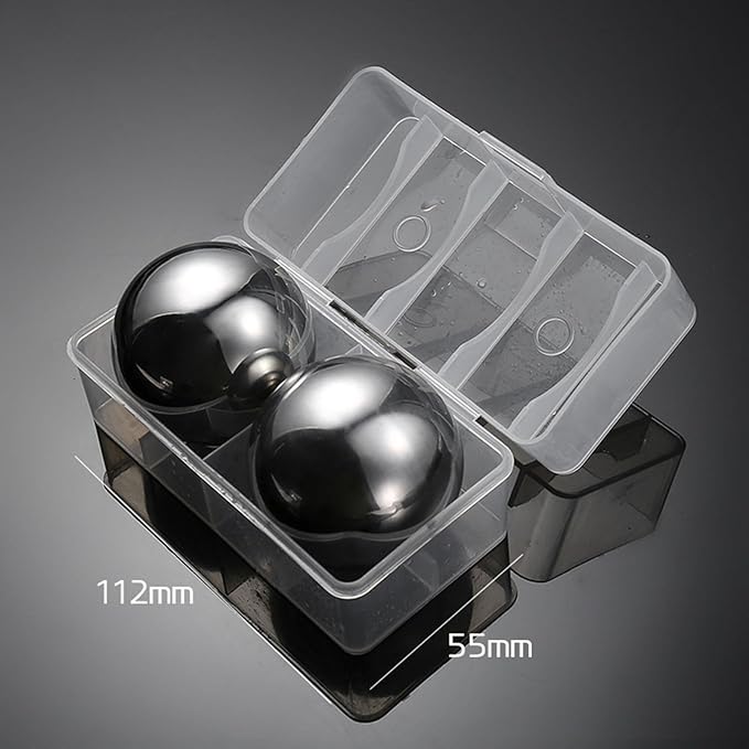 Crop Stainless Steel Reusable Ice Cubes Silver and Gold