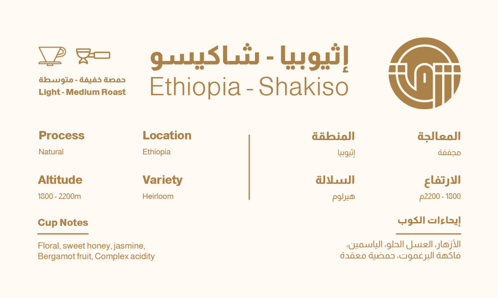 Ethiopia Shakiso 250g (Espresso / Filter)