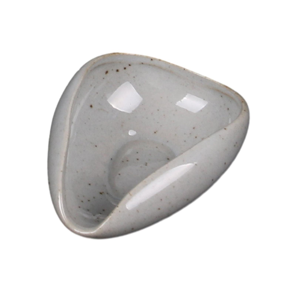 Crop Ceramic Dosing Cup Grey variant – triangle bowl, ceramic, Crop Cafe