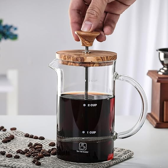 Crop 600ml French press