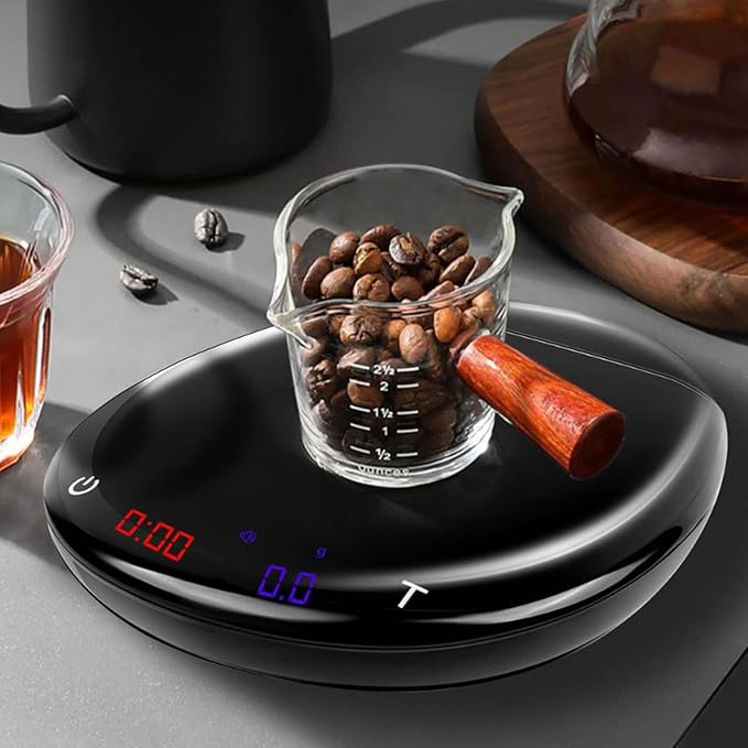 Crop Portable Coffee Measuring Scale with Timers