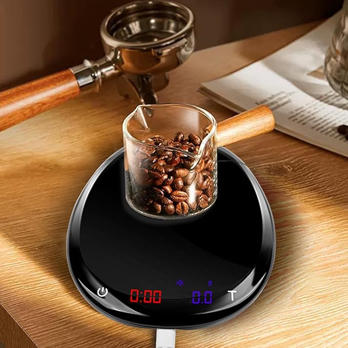 Crop Portable Coffee Measuring Scale with Timers