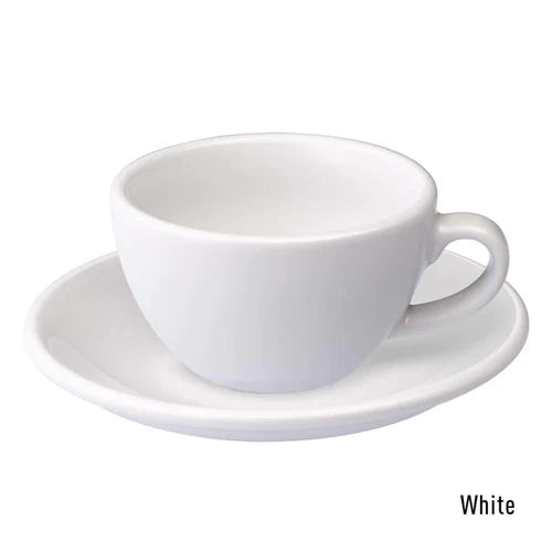 Crop 75ml Different Colors Ceramic Coffee Cup and Saucer For Espresso