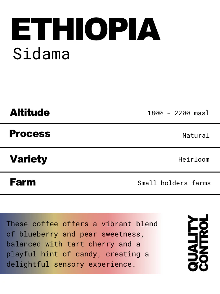 Ethiopia Sidama 270g (Espresso)