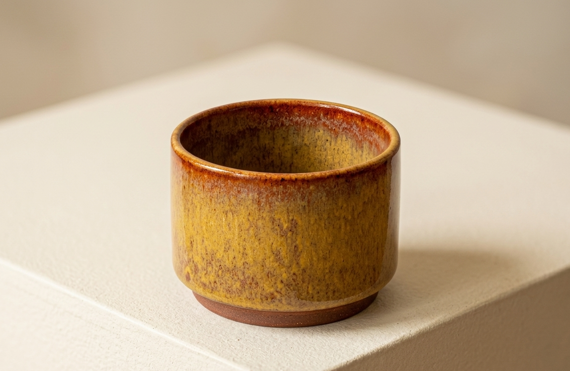 Kaloka C 52 Solid Series - Gold 180 ml Handmade Coffee Cup