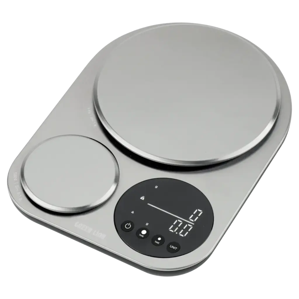 Green Lion Duel Base Coffee Scale-Silver