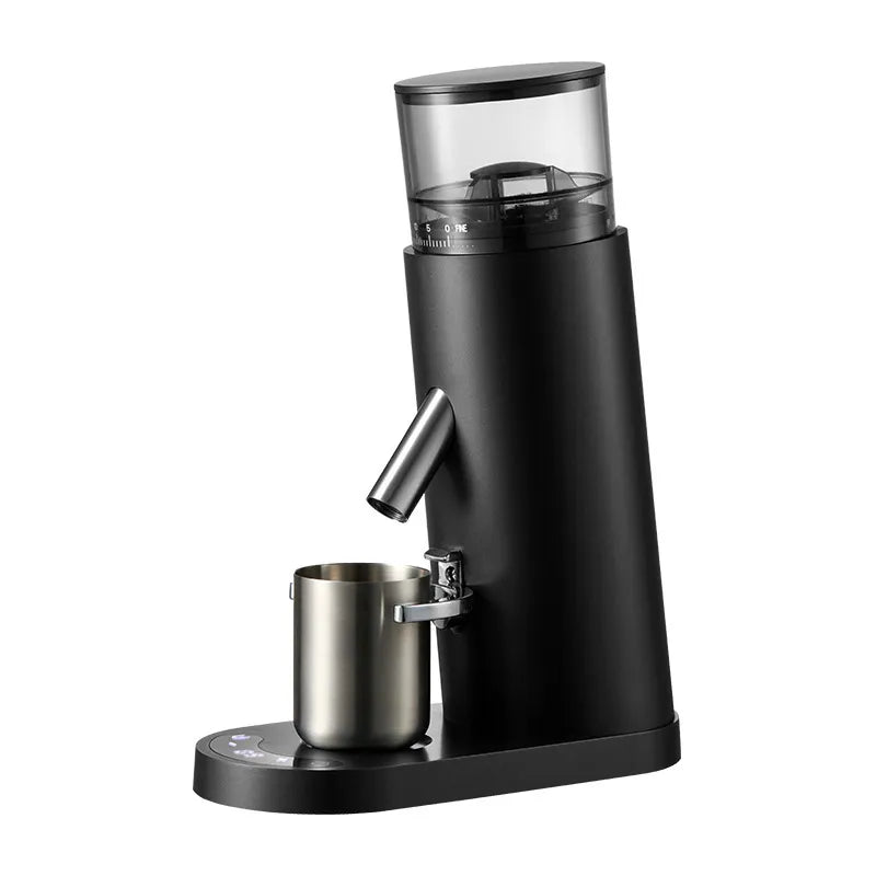 Crop Conical Burr Coffee Grinder – 80g capacity, 60 grind levels, USB-powered, Stainless Steel burrs