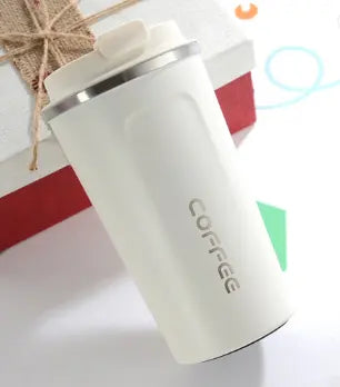 Crop 380ml Stainless Steel Coffee Mug White