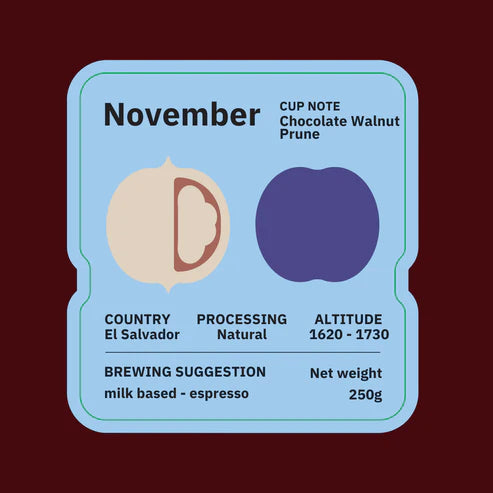 El Salvador November 250g (Espresso/Filter)