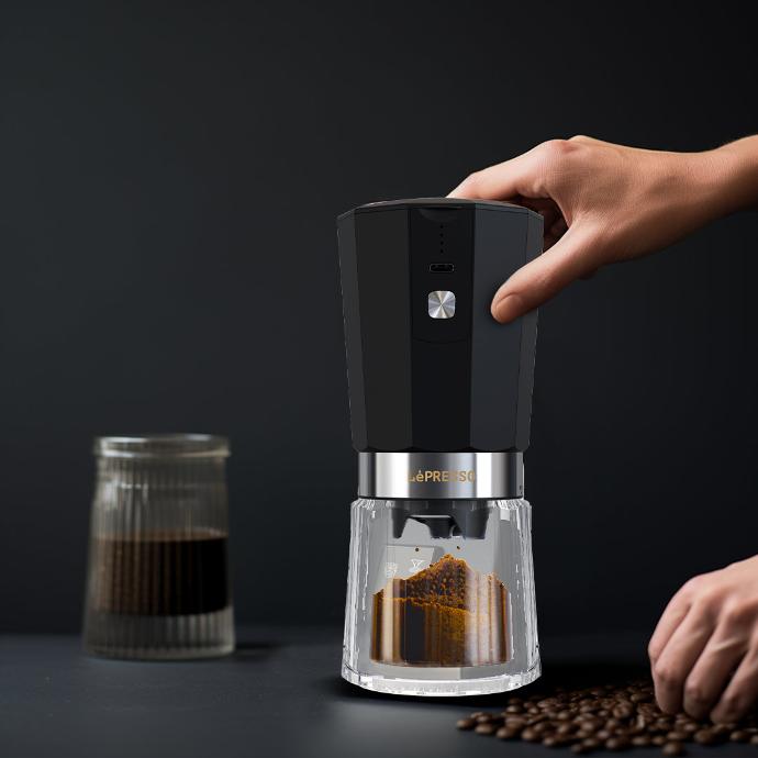 LePresso Cordless Electric Conical Burr Grinder