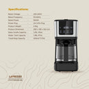 LePresso Rich Brew Coffee Machine Interactive Touch Display - Black