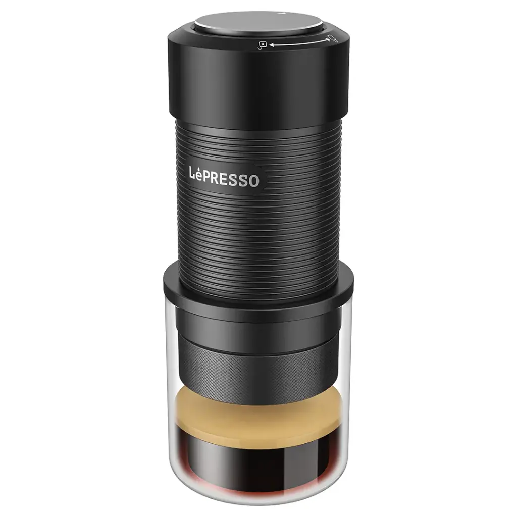 Lepresso Hand Press Espresso Maker - Black