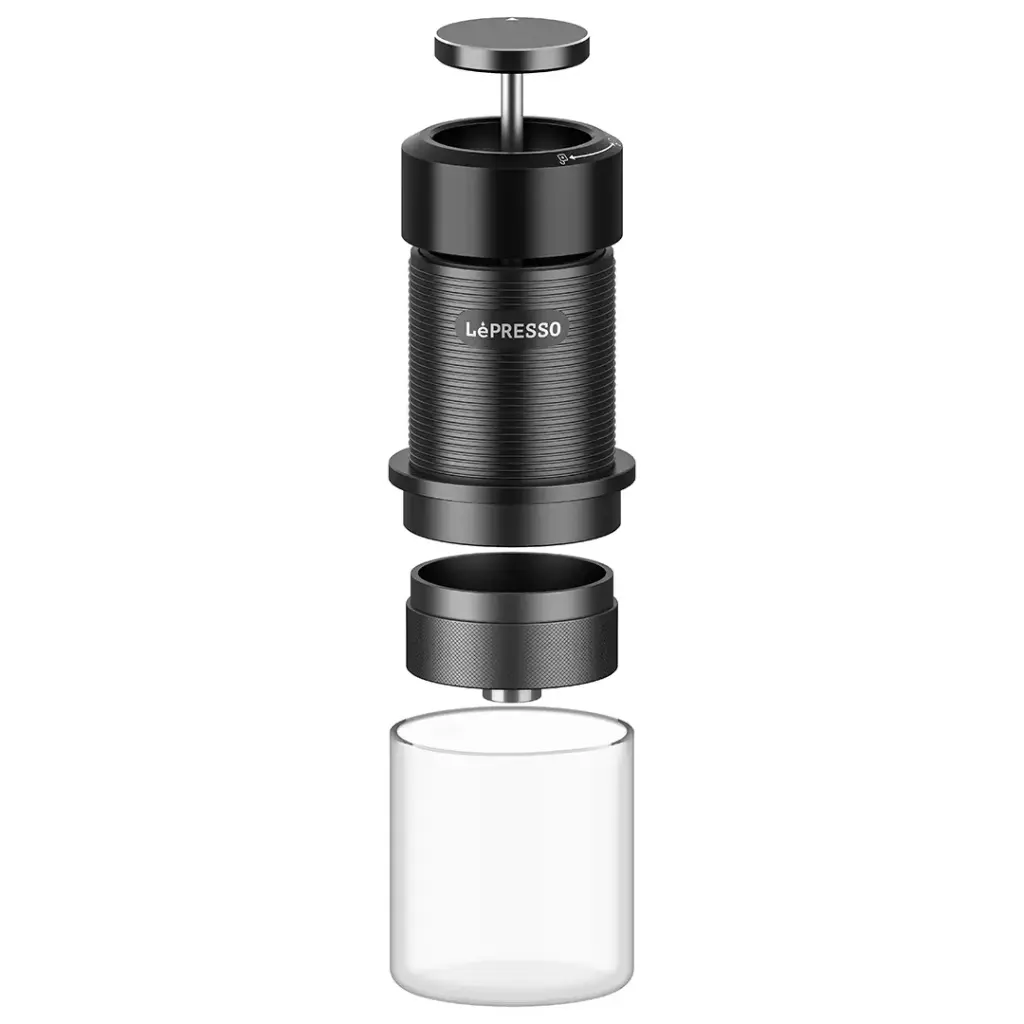 Lepresso Hand Press Espresso Maker - Black