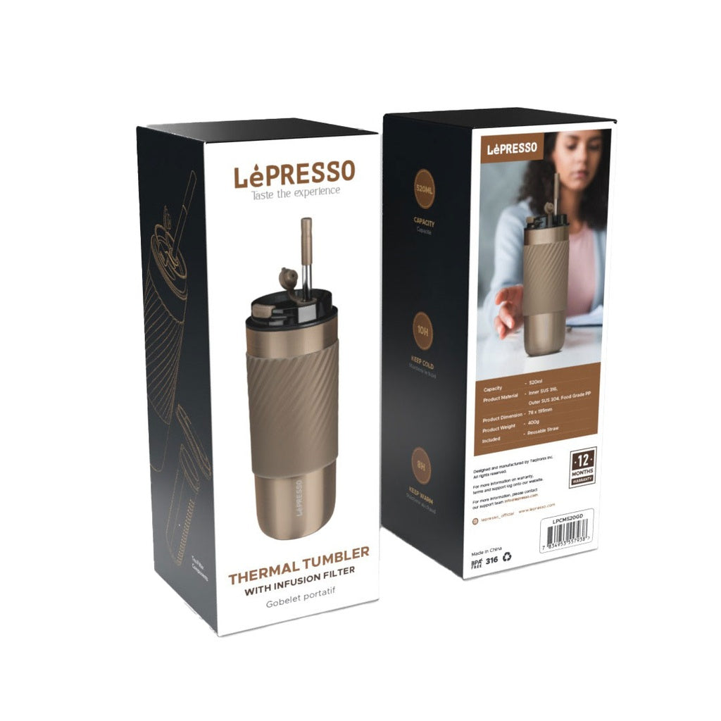LePresso 520ml Thermal Tumbler with Infusion Filter