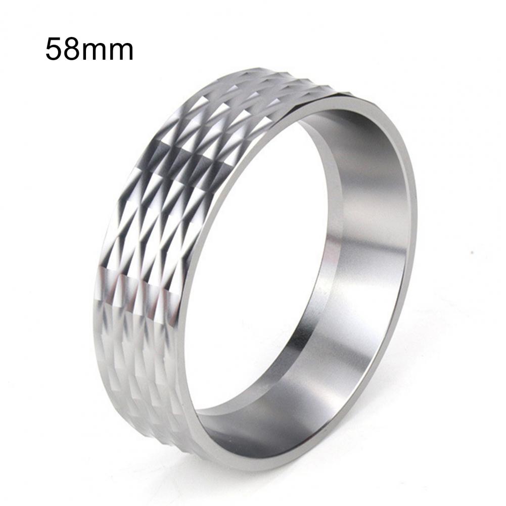 Crop 58mm Aluminum-Magnetic Dosing Funnel Grey