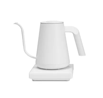 Timemore 900ml White Fish Pro electric pour over kettle in White stainless steel 1350W