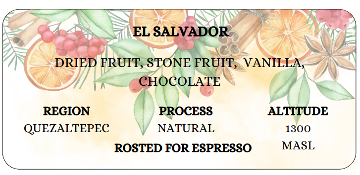 EL Salvador 250g (Espresso)