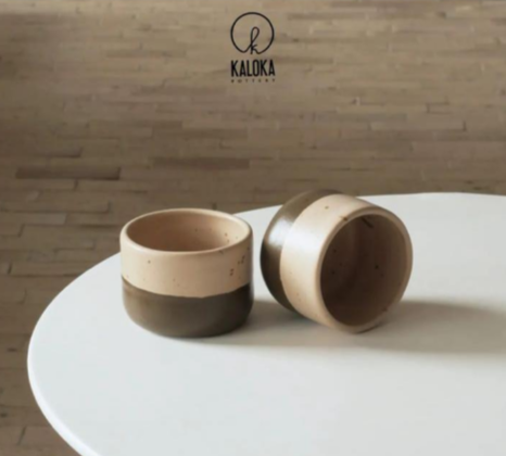 Kaloka 150ml C11 Layer Series Different Color Handmade Coffee Cup