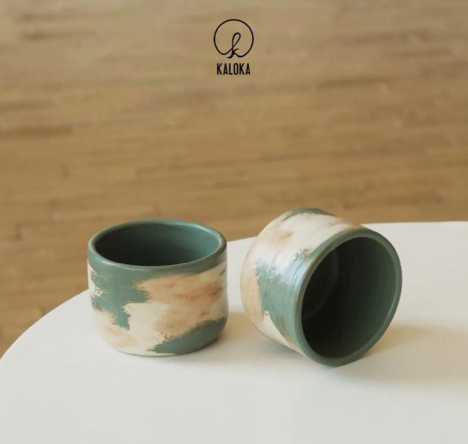 Kaloka 200ml C11 Petals Series Handmade Coffee Cup