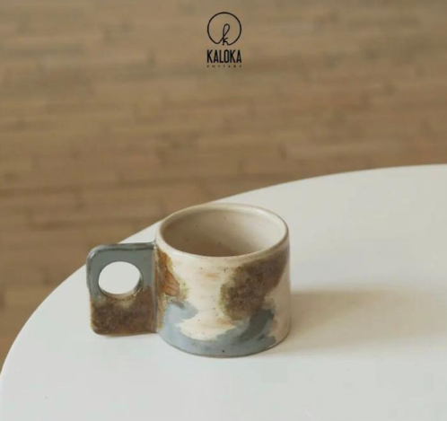 Kaloka 110ml C82 Petals Series Handmade Coffee Cup