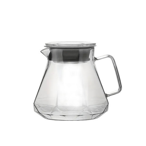 Crop 400ml/ 600ml Coffee Server Transparent White