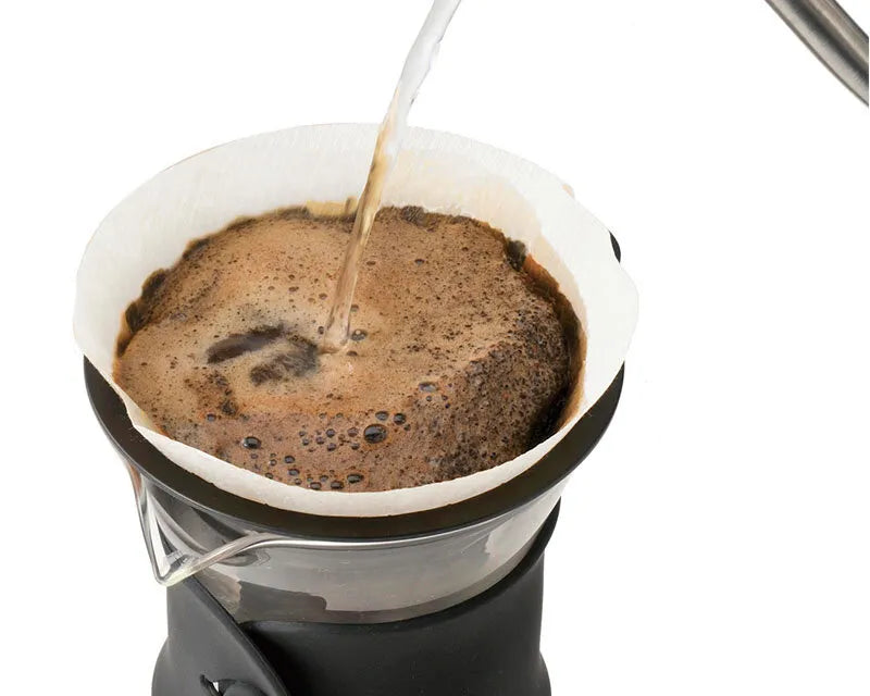 Hario V60 Drip Decanter 700ml black pour over coffee maker with heatproof glass pot, made in Japan