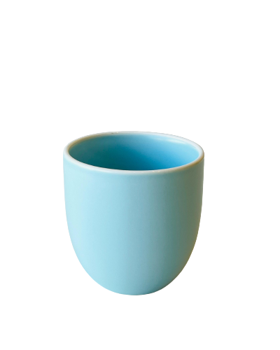 Crop 225ml Pastel Blue Coffee Cup