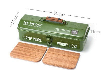 Crop Camping Metal Storage Box