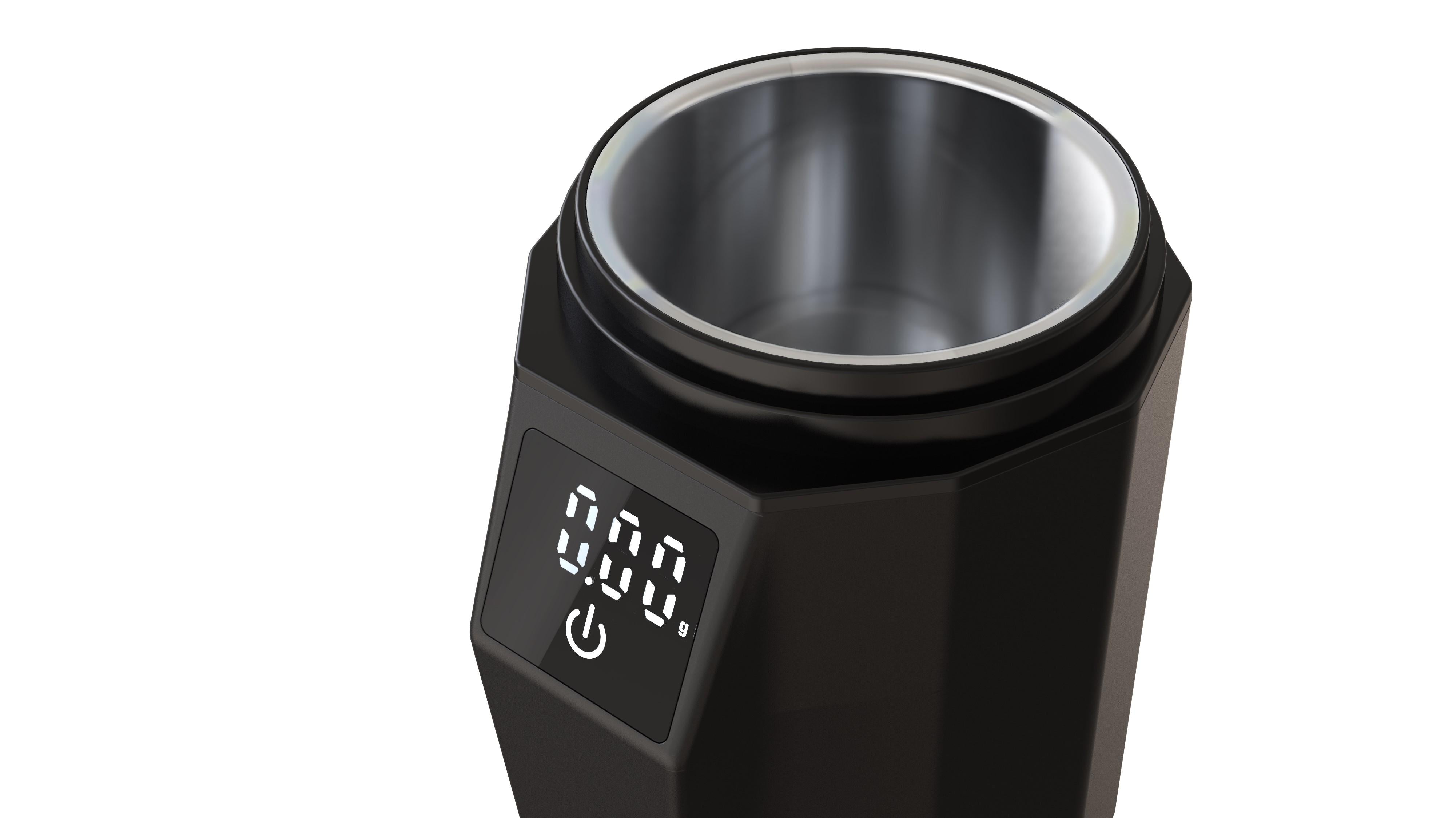 Crop Digital Coffee Dosing Cup with Scale 58mm