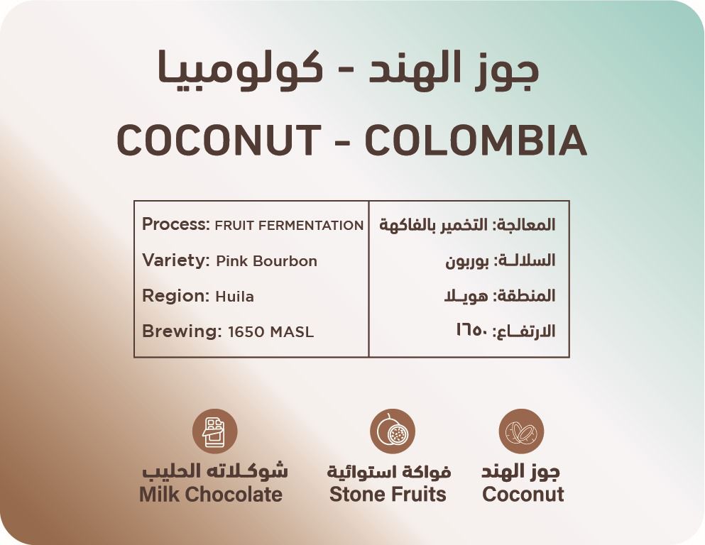 Colombia Coconut 250g (Espresso)