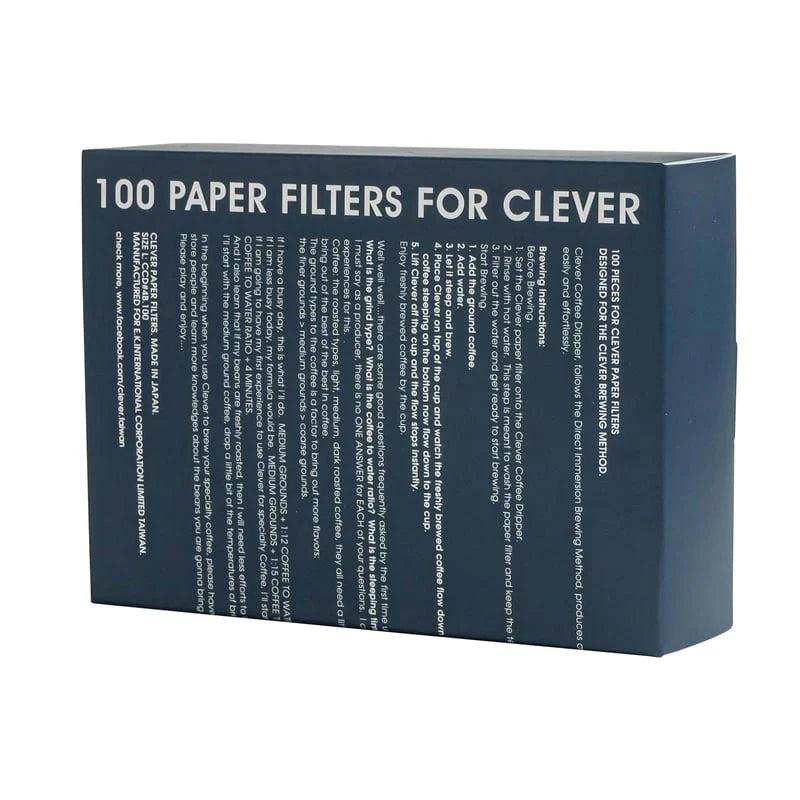 Clever 100pcs (L) Dripper Paper Filter